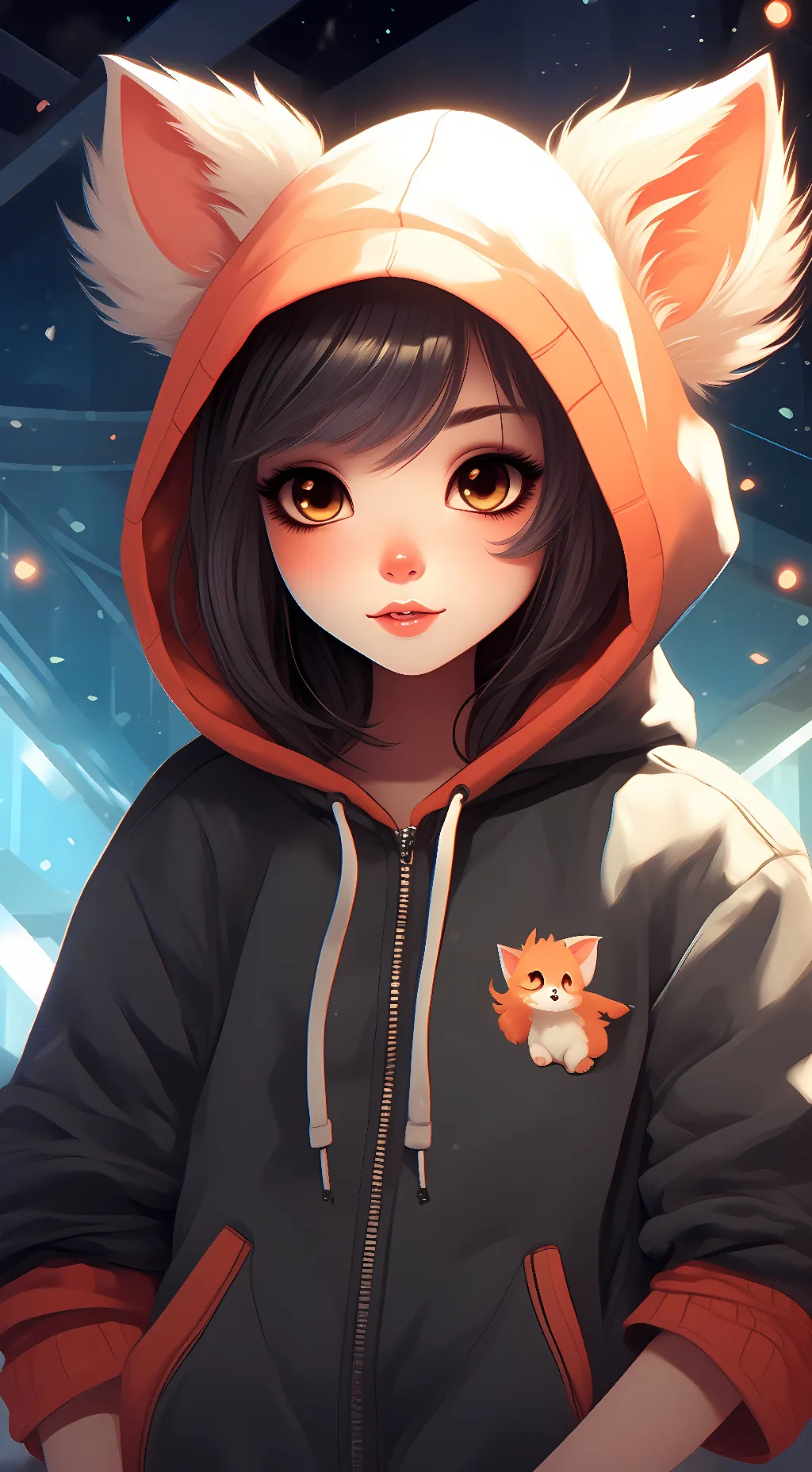 ai character: ella background