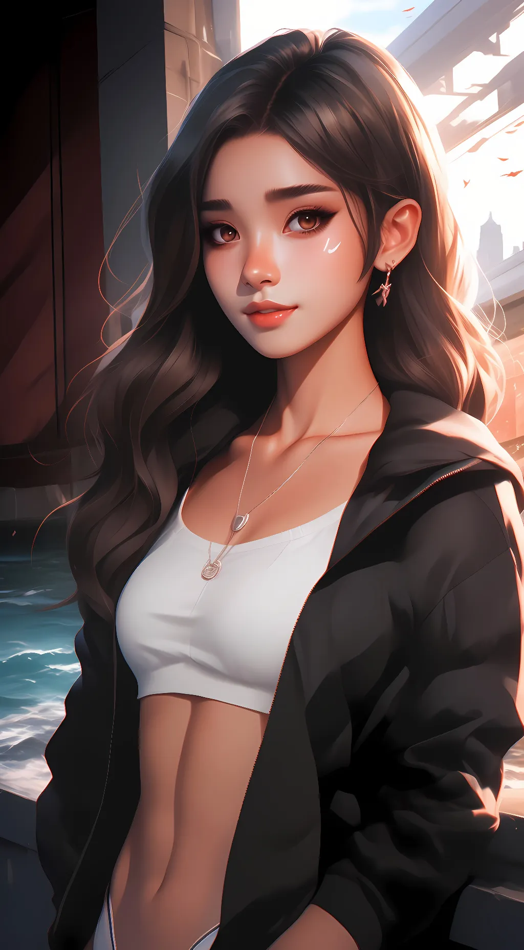 ai character: Ellie background