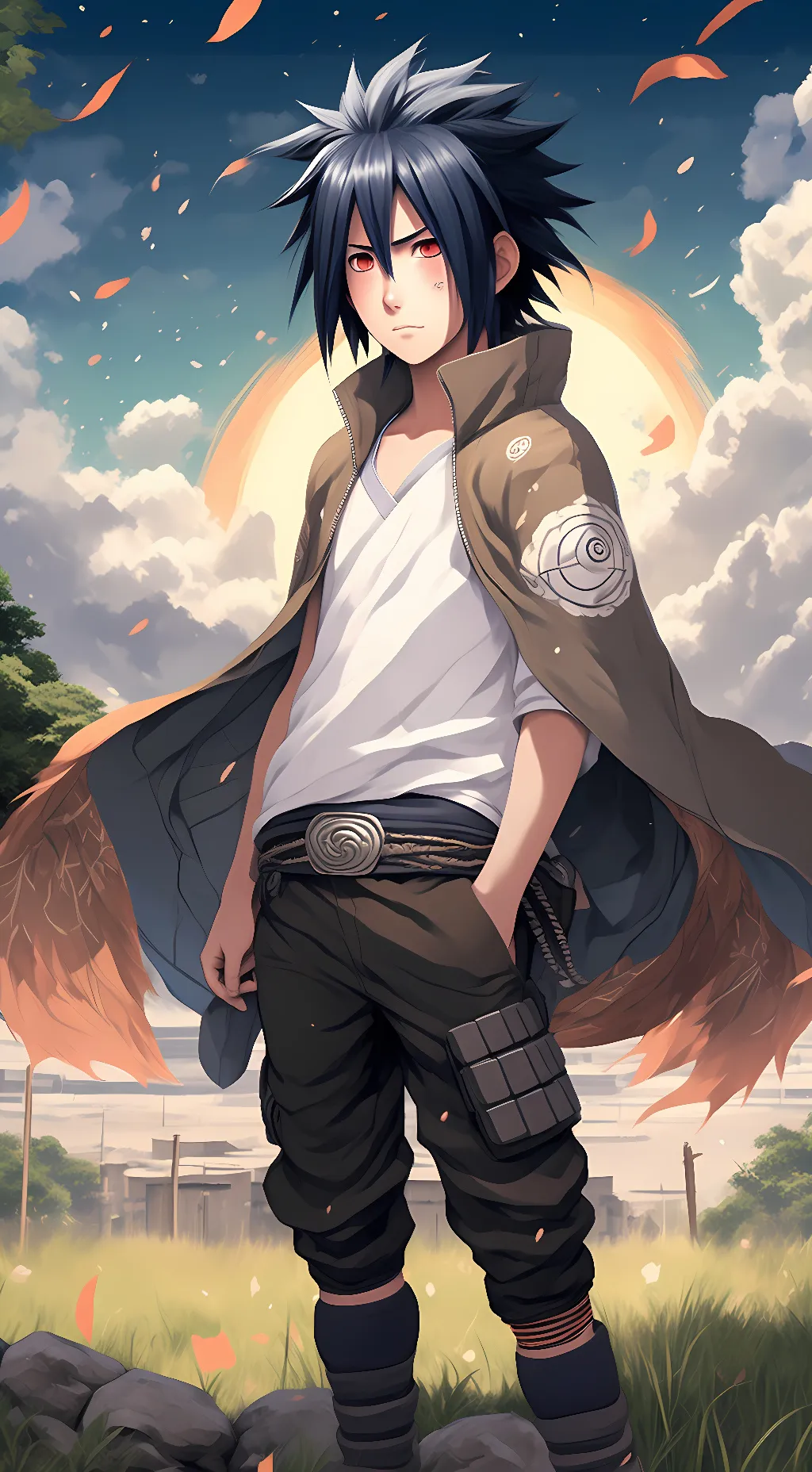ai character: Sasuke Uchiha background