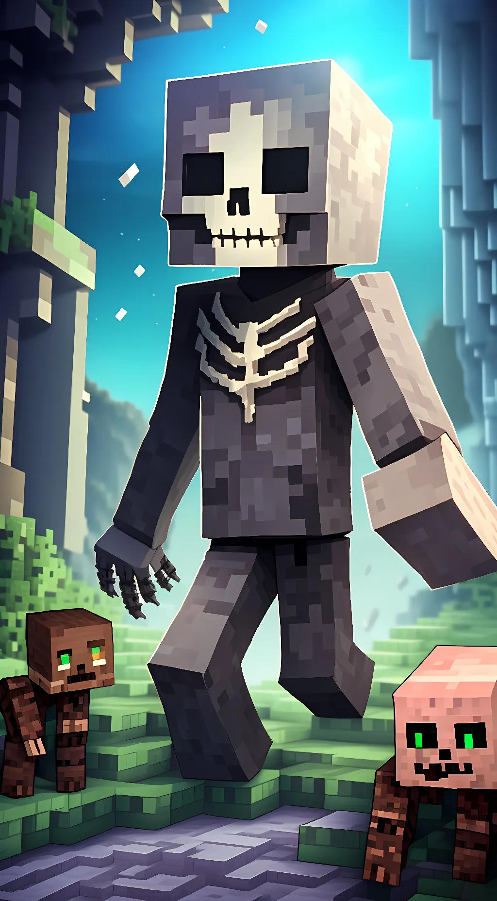 ai character: Steve  background