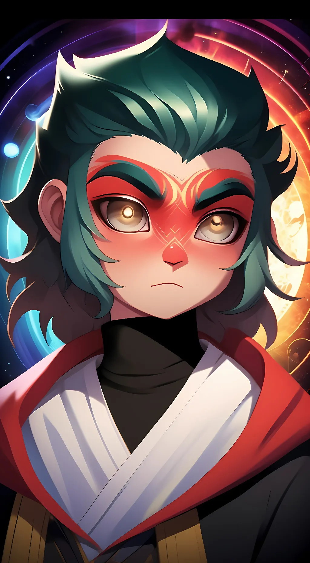 ai character: Macaque background