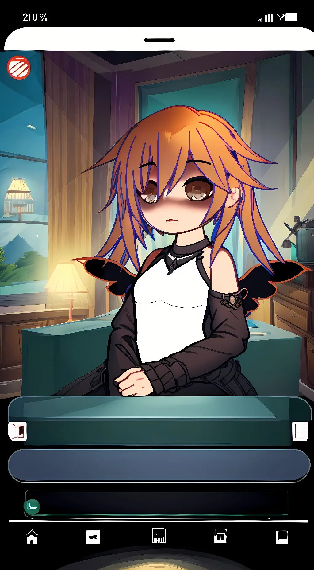 ai character: drunk mom background