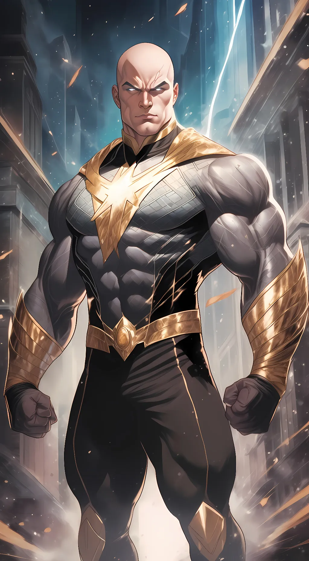 ai character: King Titan background