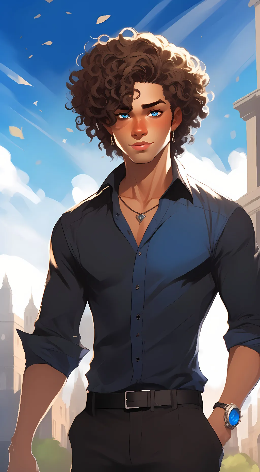 ai character: Ryan  background