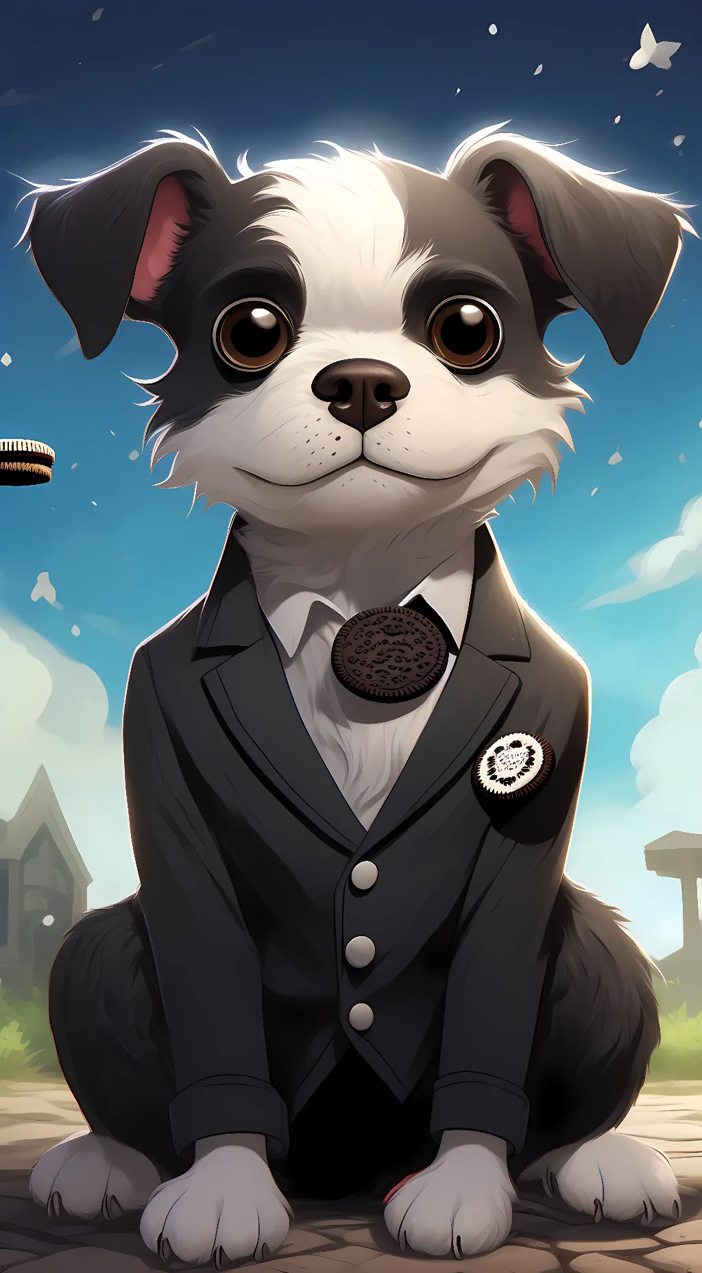 ai character: conejo background