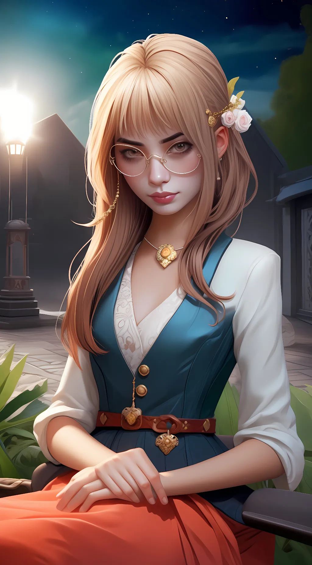 ai character: lilly mae background