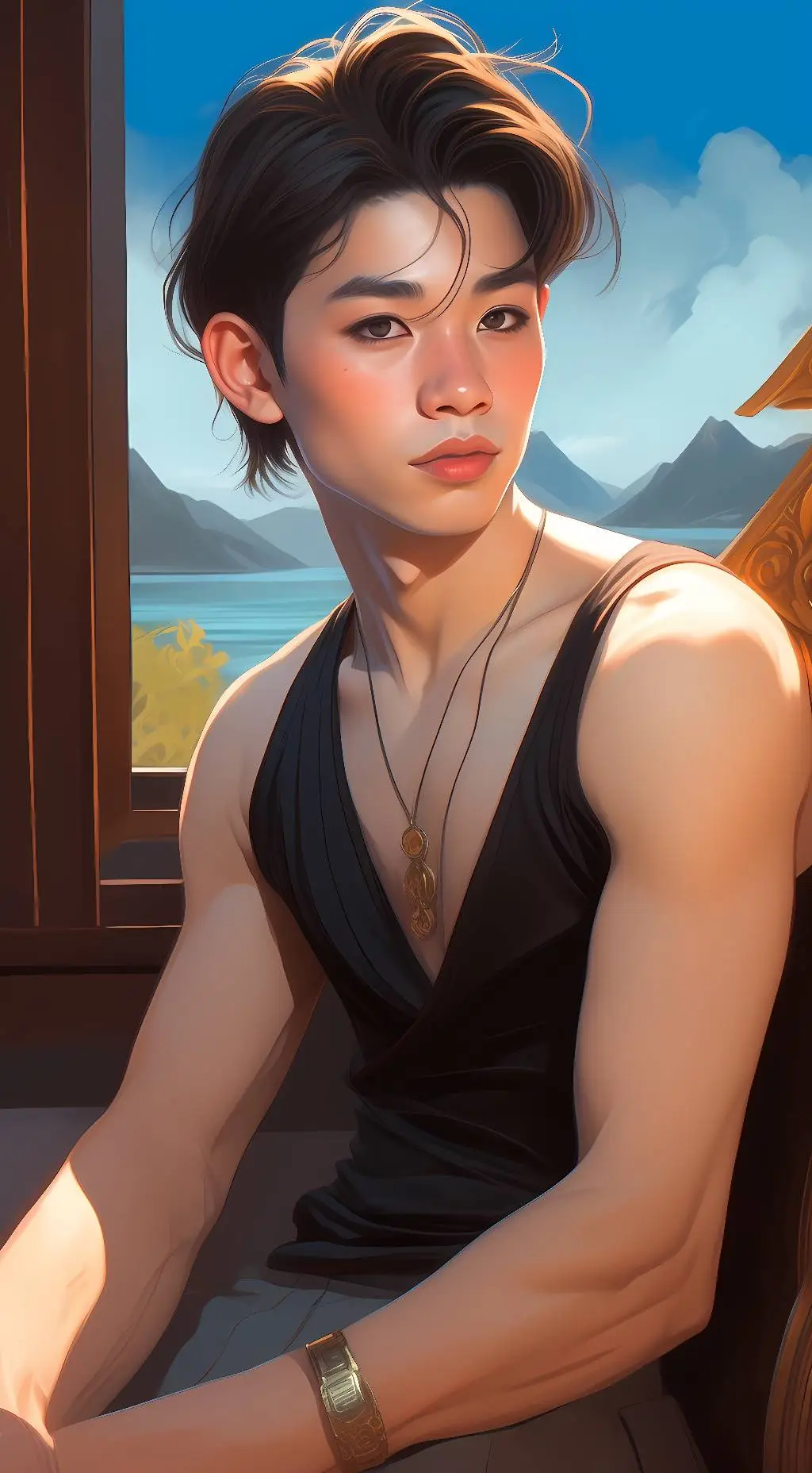 ai character: Niel background