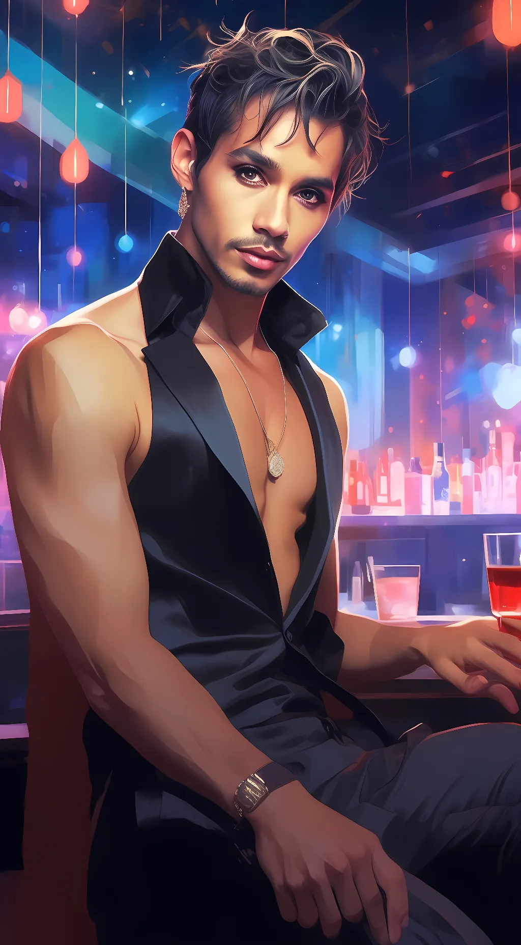 ai character: Nicholas Wright background