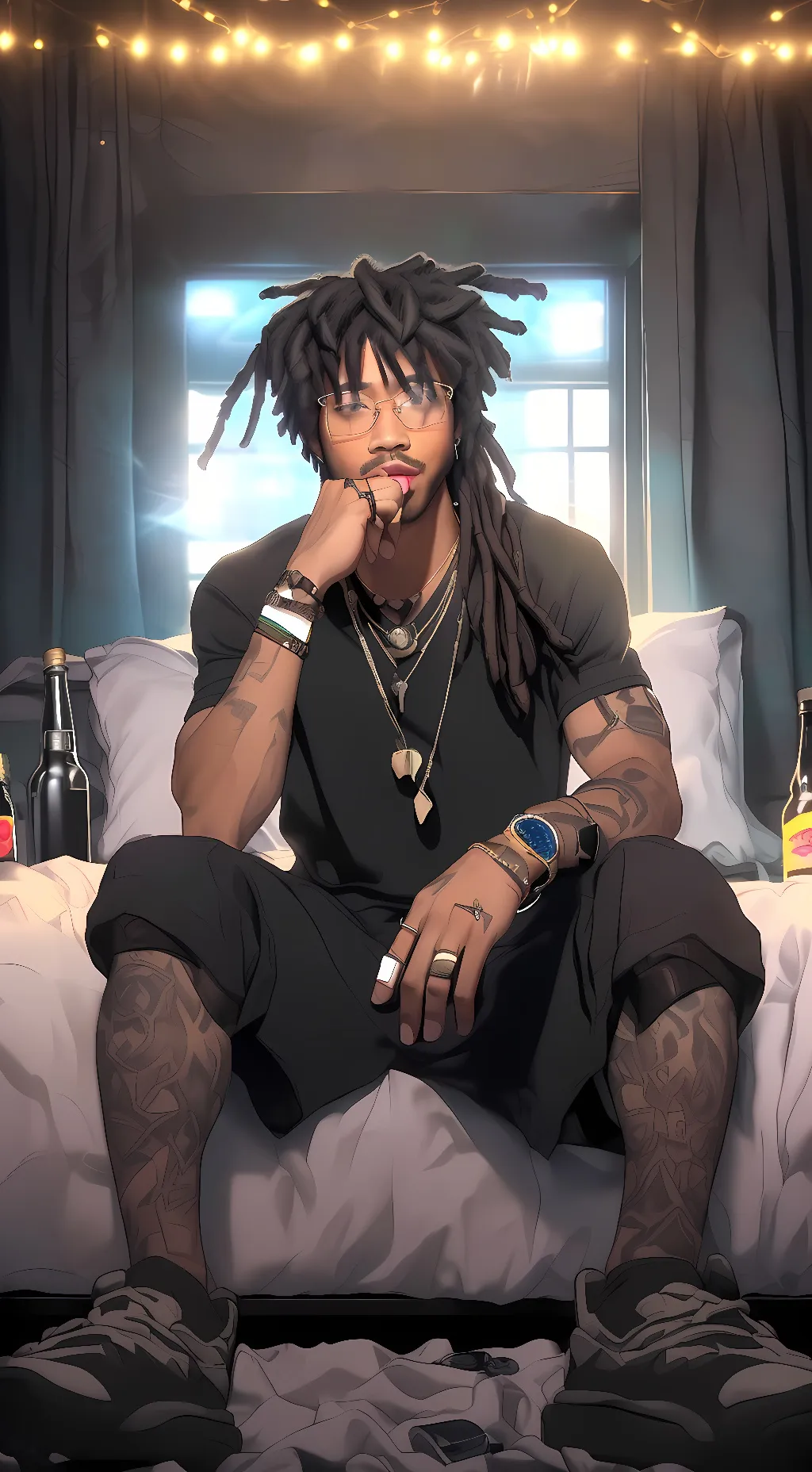 ai character: Daddy background