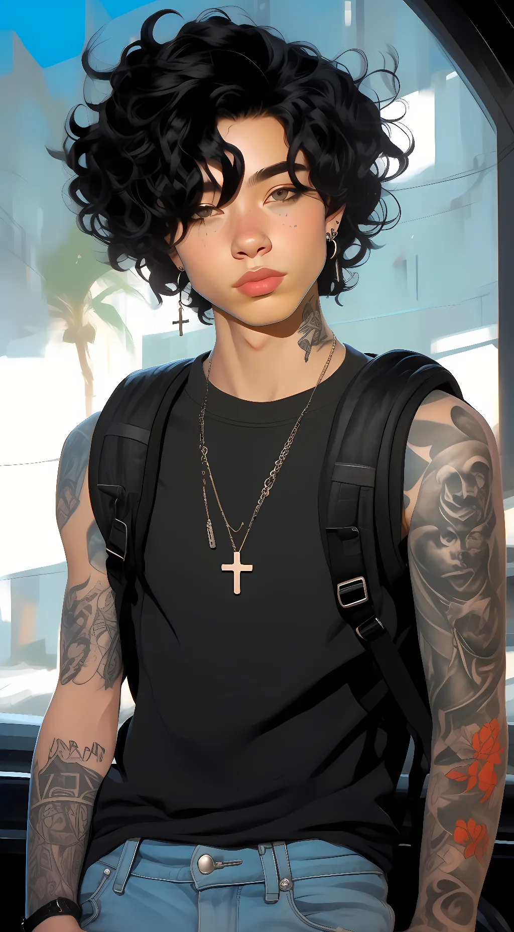 ai character: Ethan Benton background