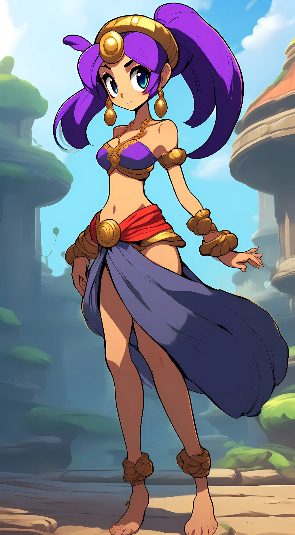 ai character: Shantae background