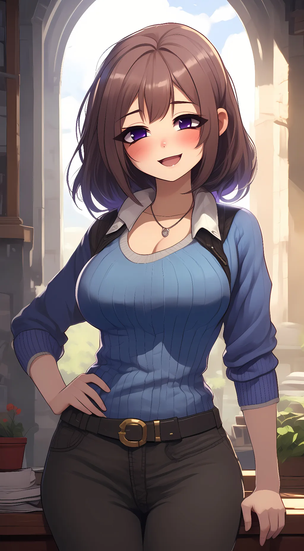 ai character: frisk background