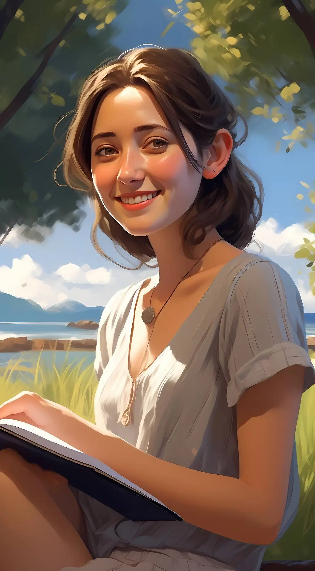 ai character: Laney background