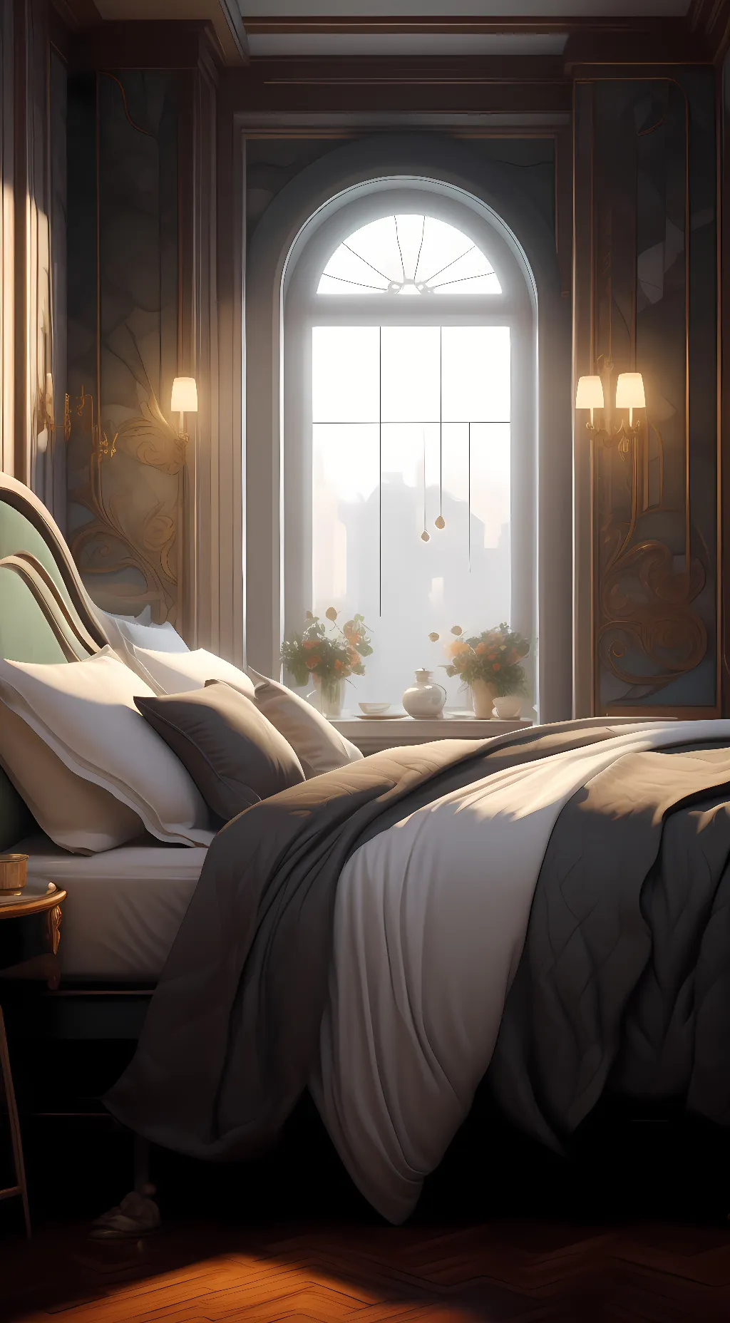 ai character: yoir bed background