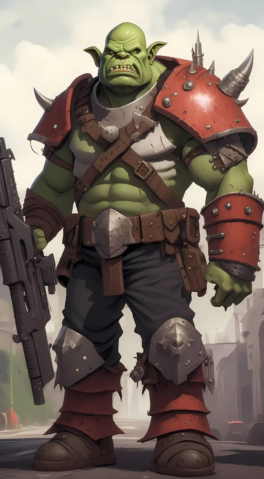ai character: Gron da Ork background