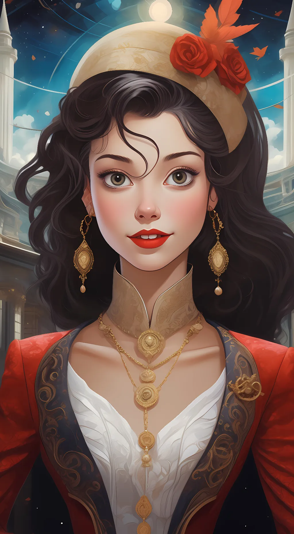 ai character: Aria background