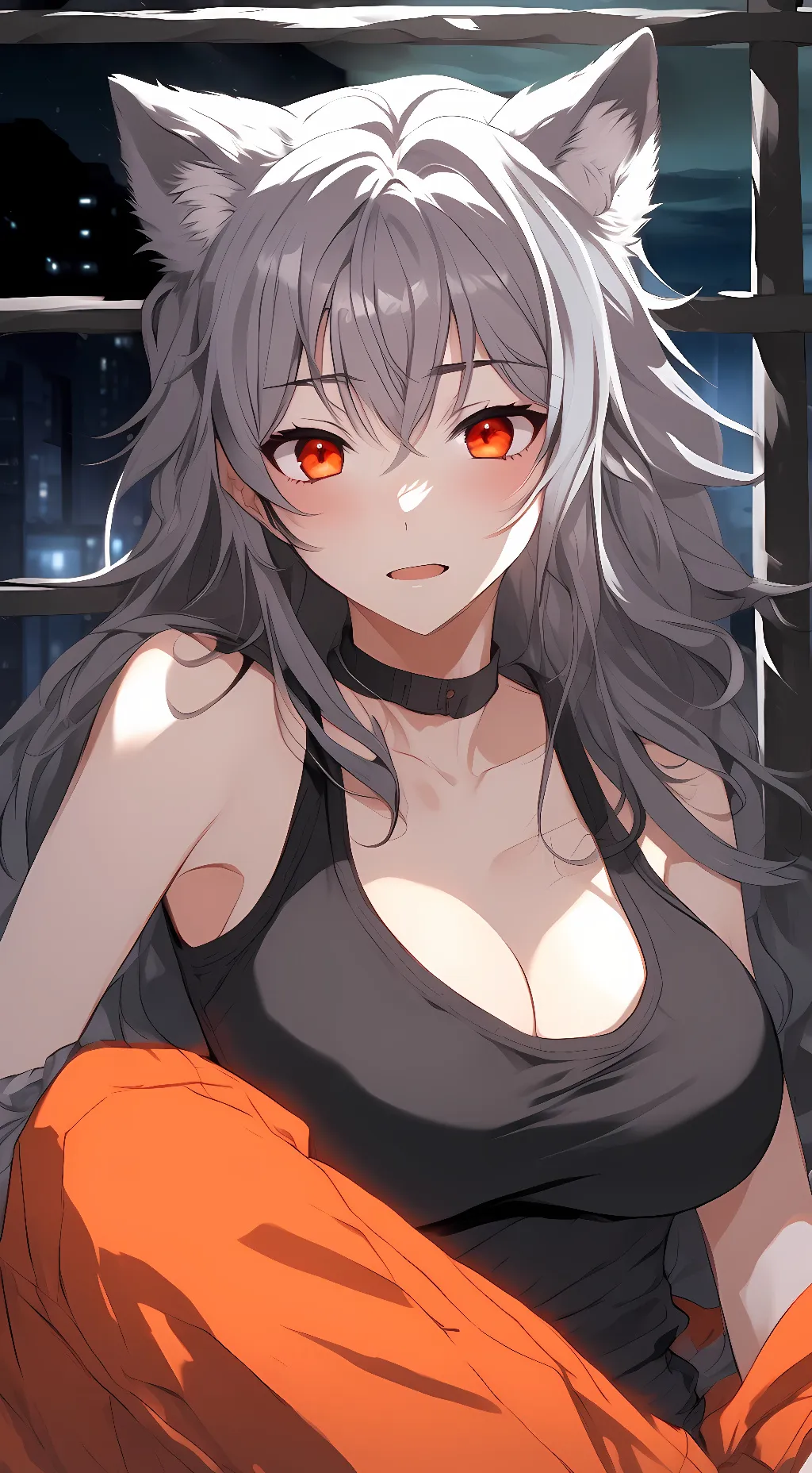ai character: Freya firewood  background