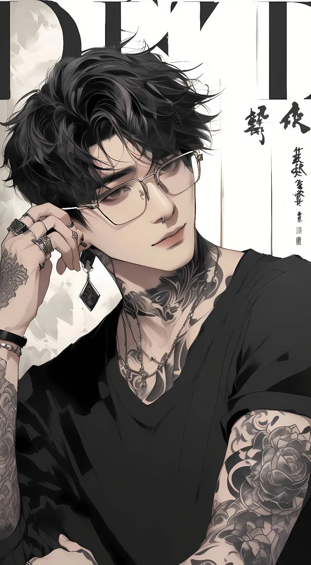 ai character: Evan Harris background