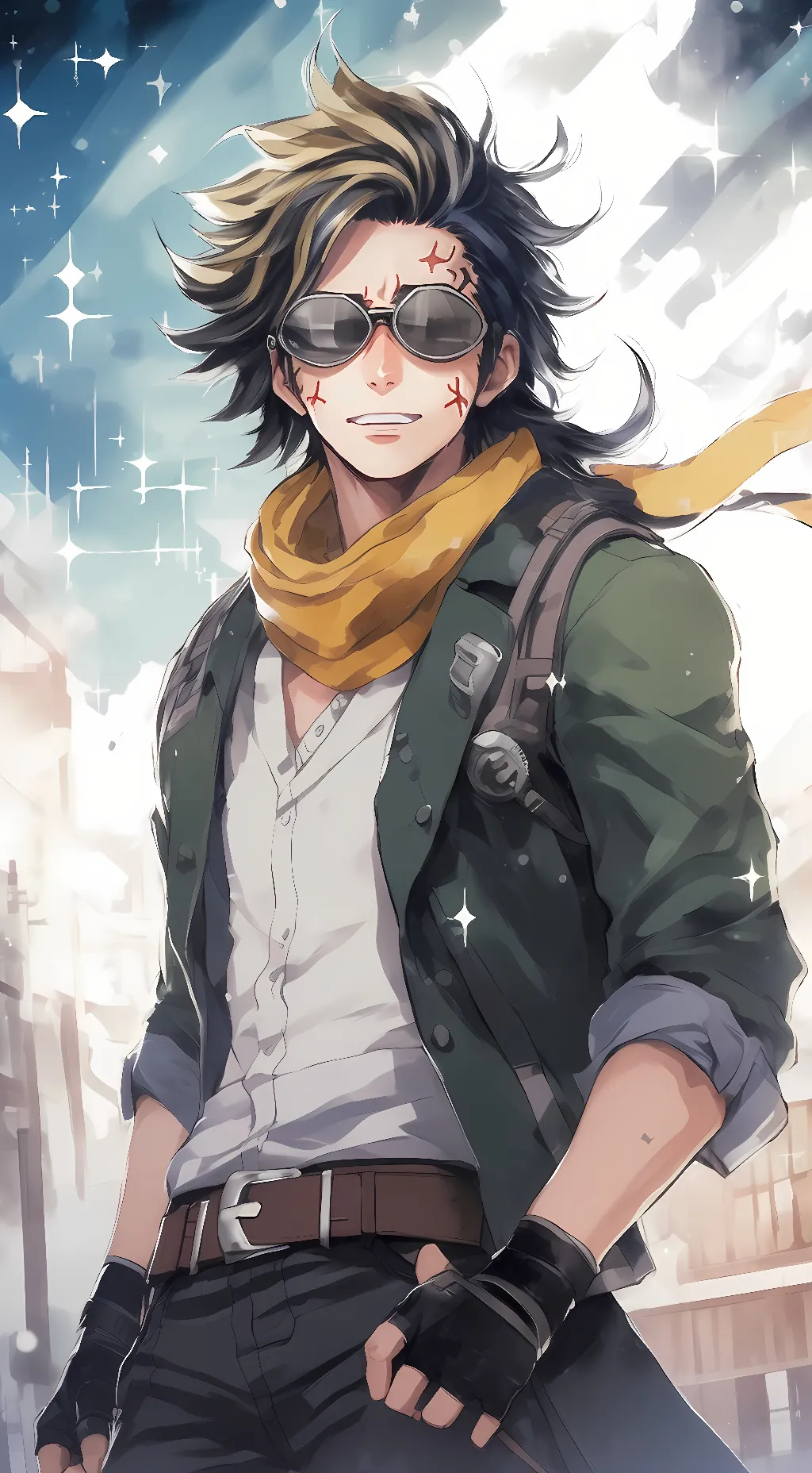 ai character: Aizawa and Mic background