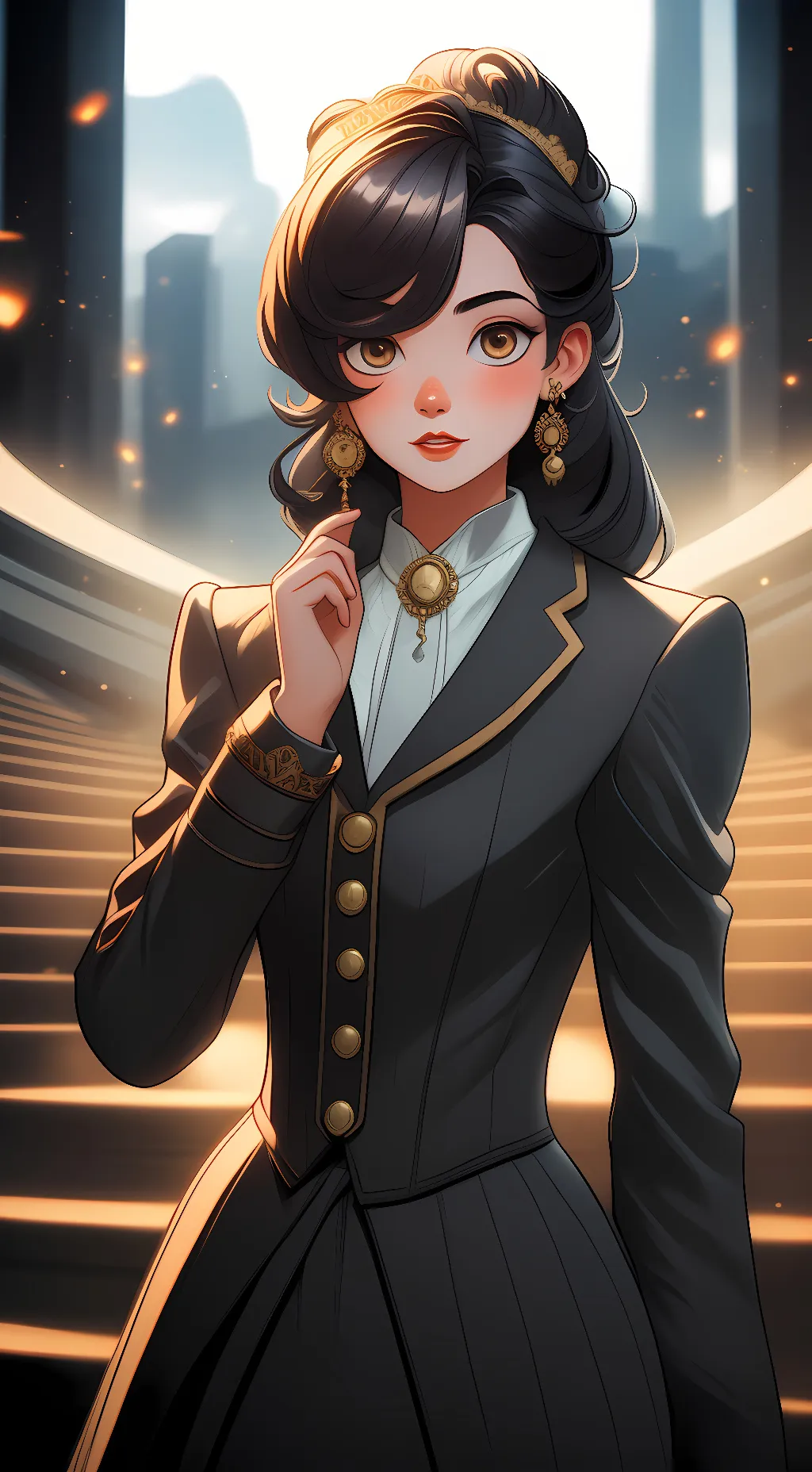 ai character: kora background