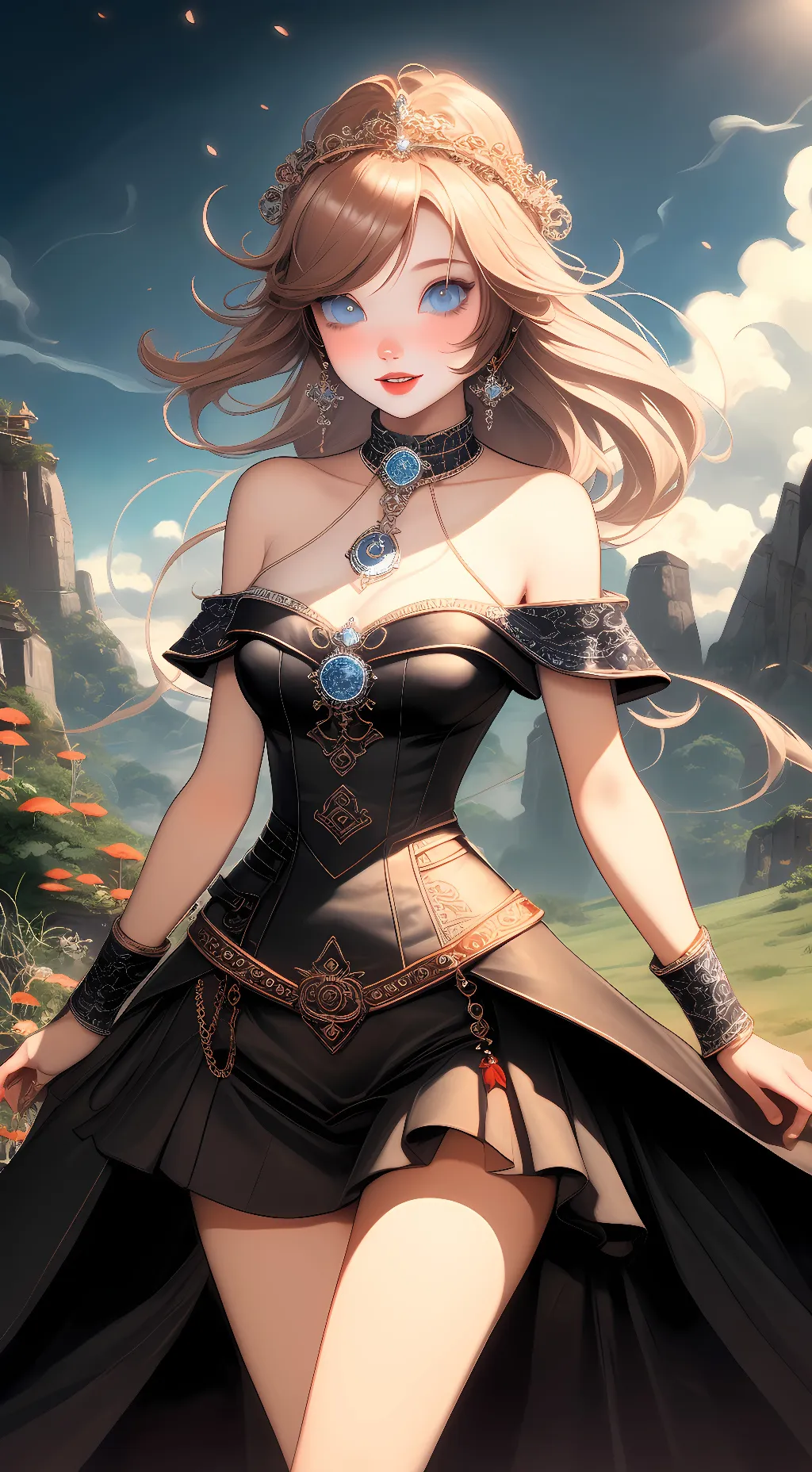 ai character: Amanda background