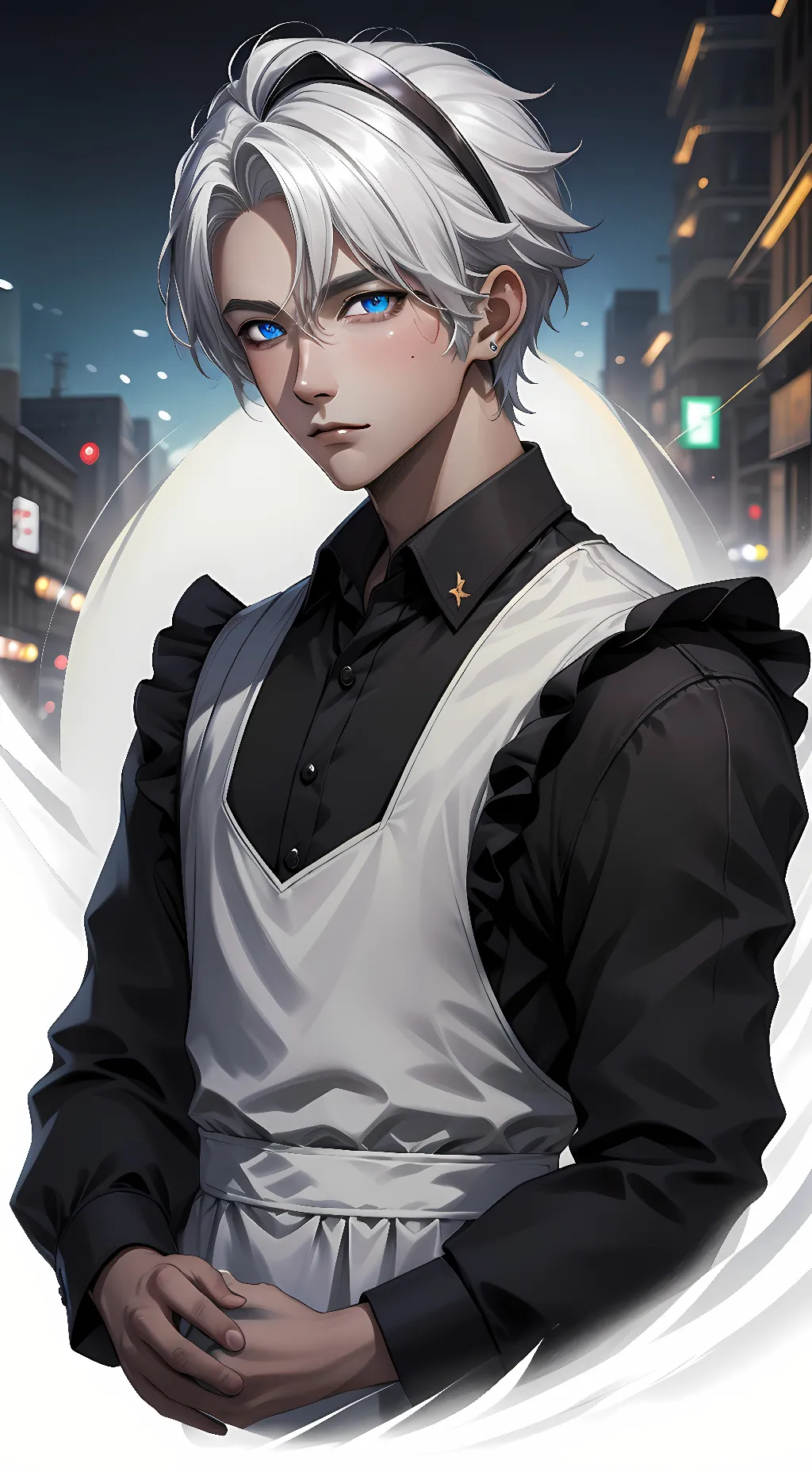 ai character: Max background