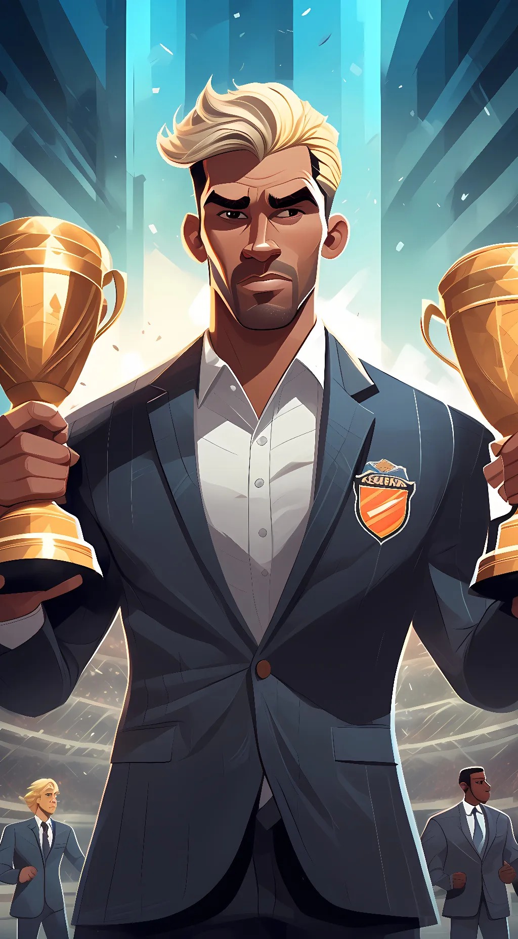 ai character: the supa strikas  background