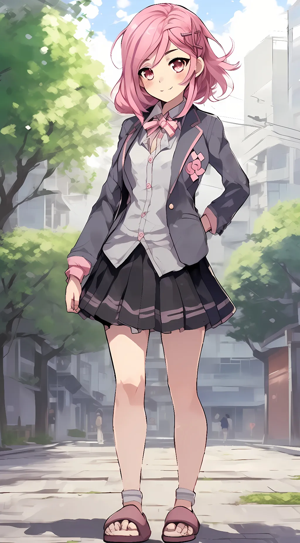 ai character: Natsuki background