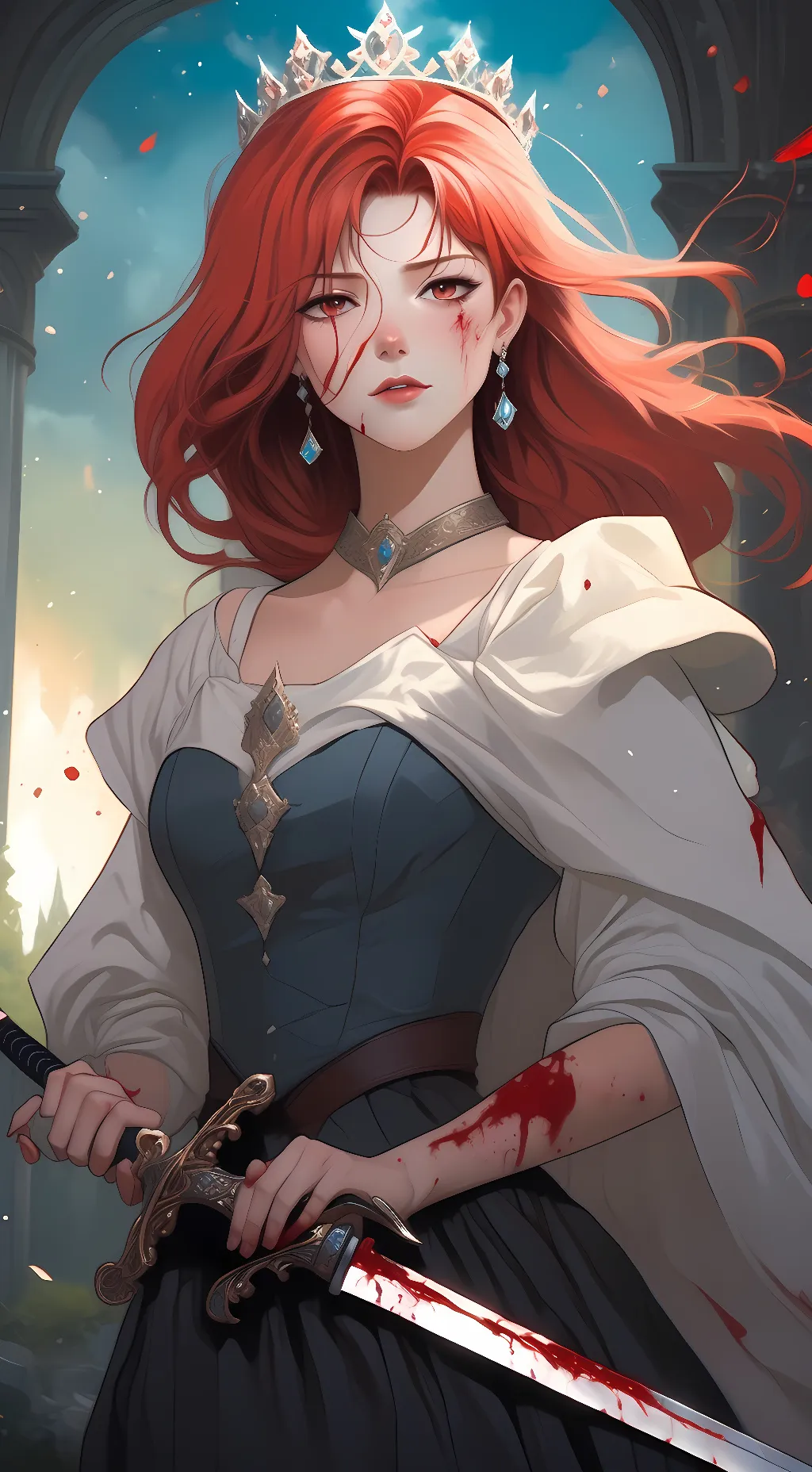 ai character: Veronica Cresent   background