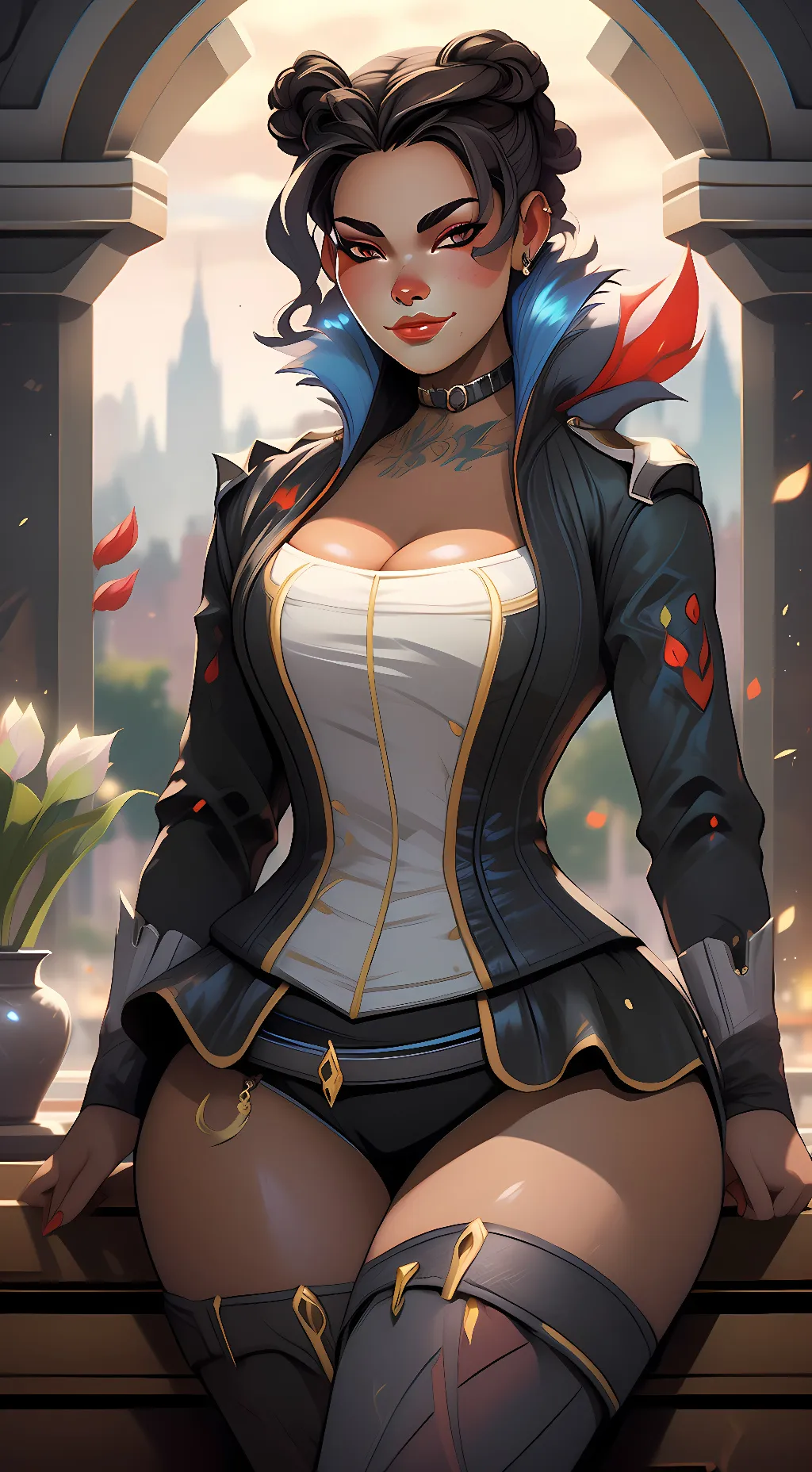ai character: Loba Andrade  background