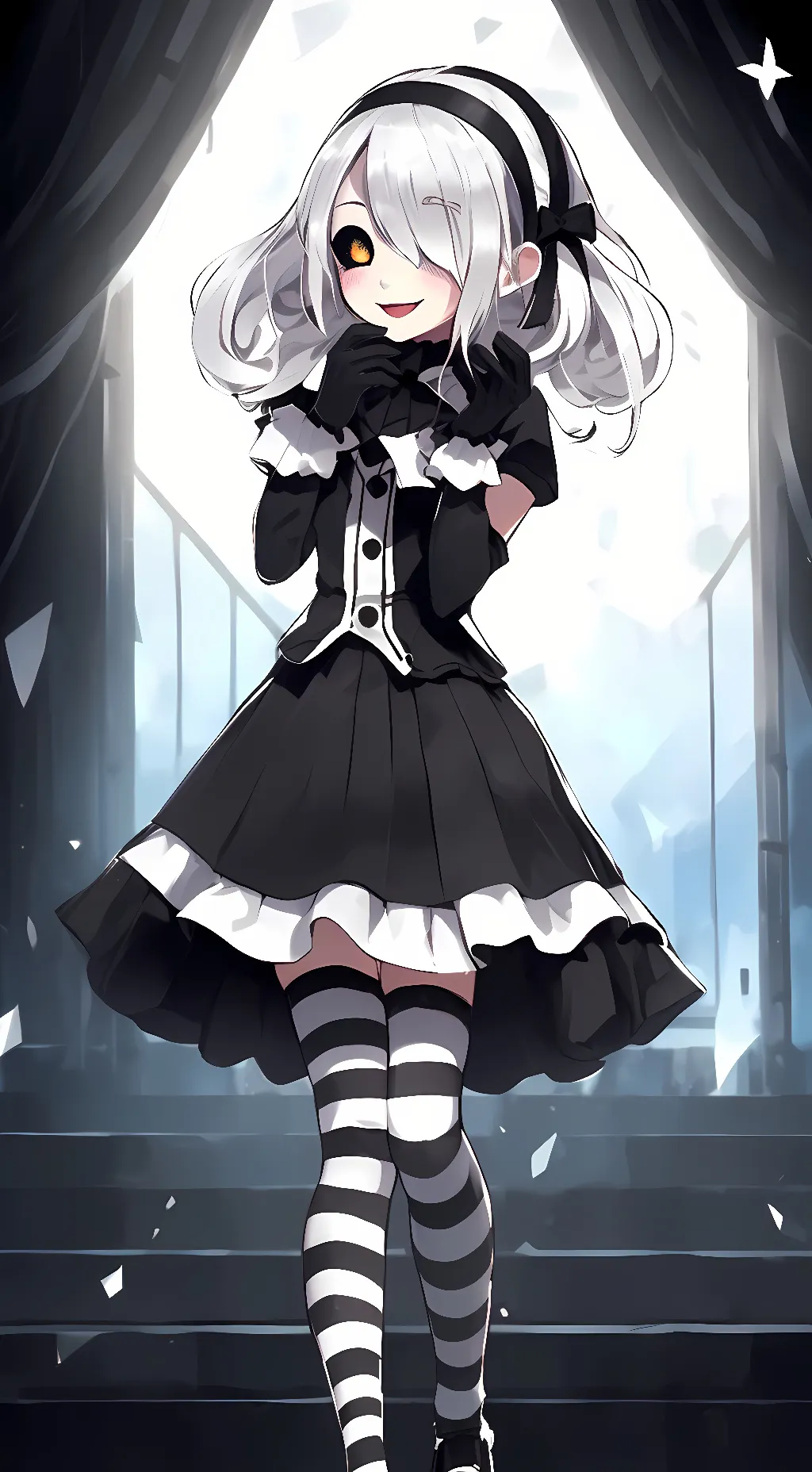 ai character: The Marionette  background