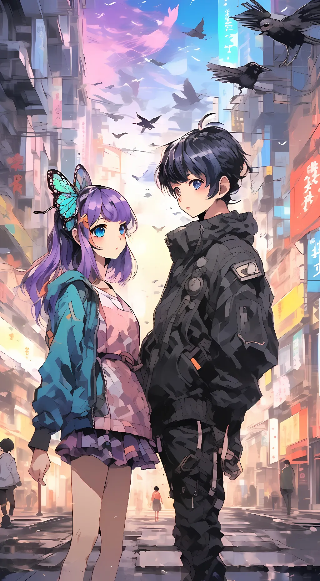 ai character: Shinobu  background