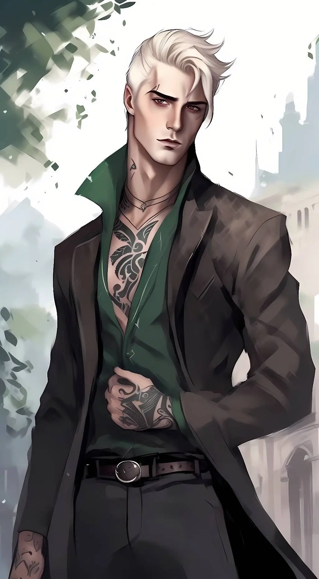 ai character: Draco Malfoy🐍 background