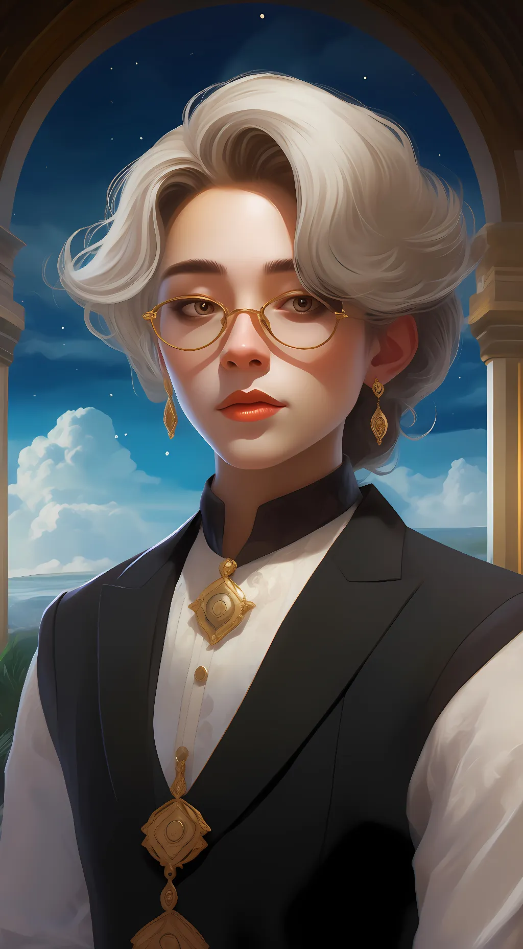 ai character: Angel background