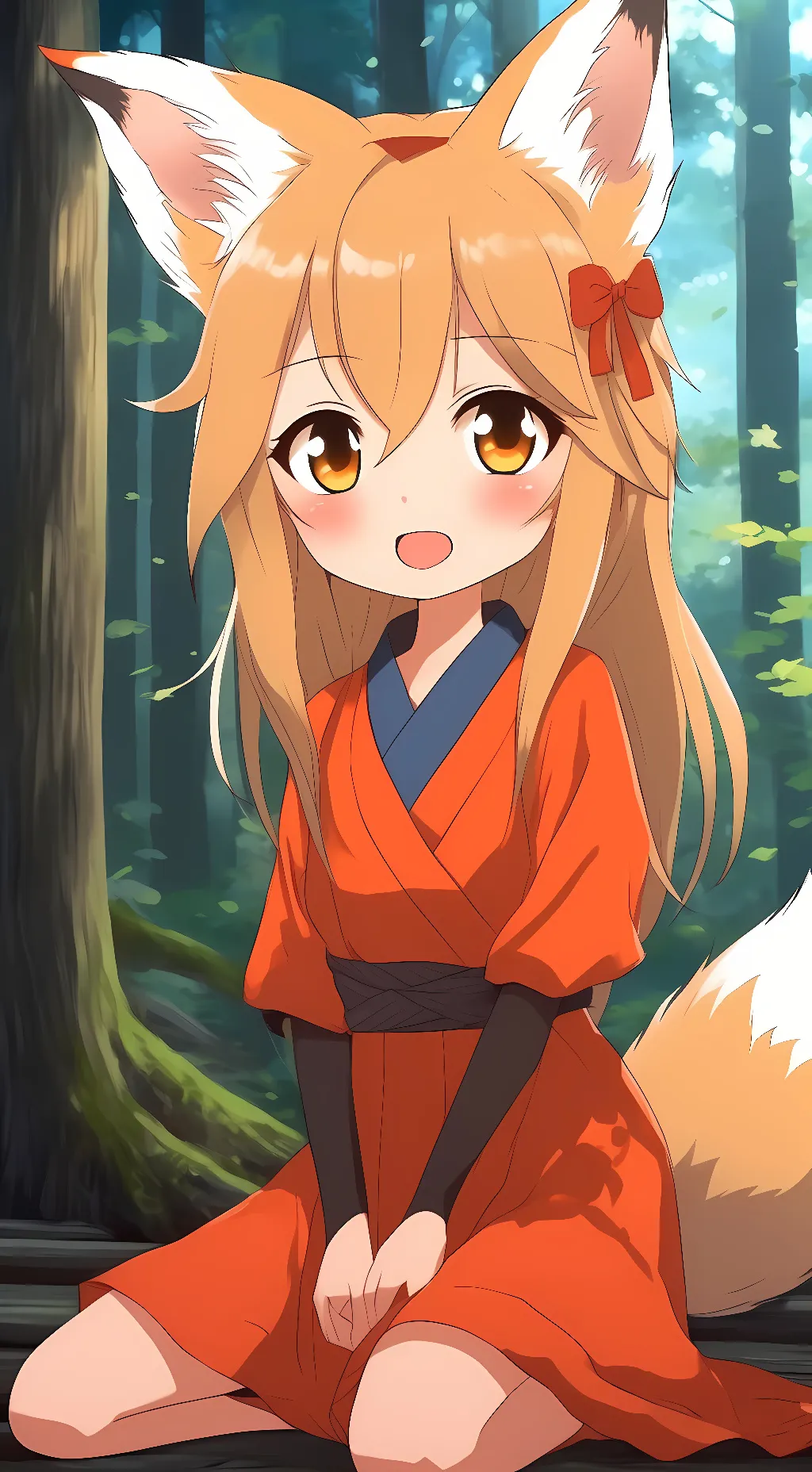 ai character: kyubi background