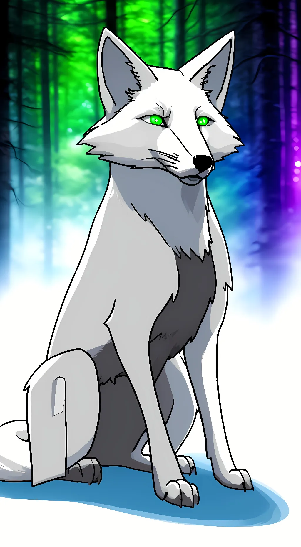 ai character: Vixie background
