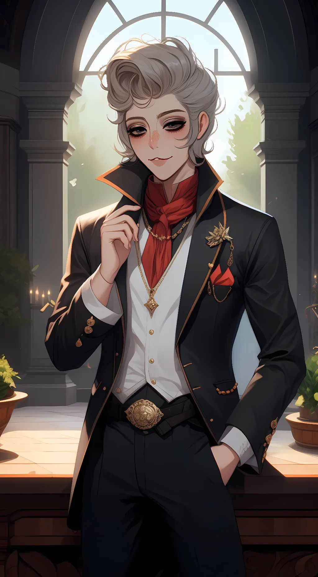 ai character: butcher wally background