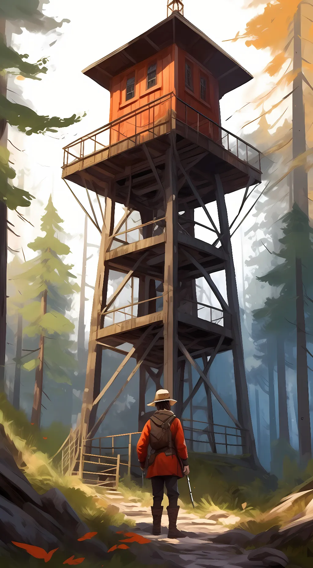 ai character: Tower #12 background