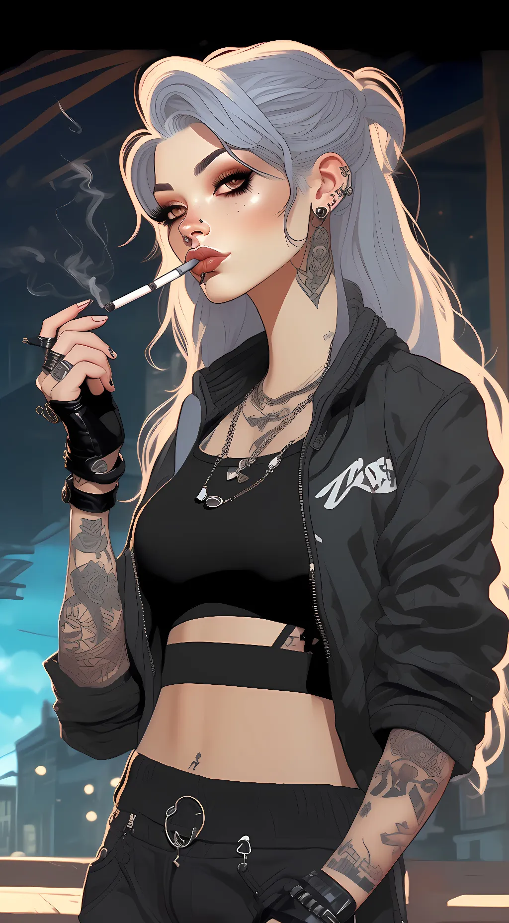 ai character: olivia  background