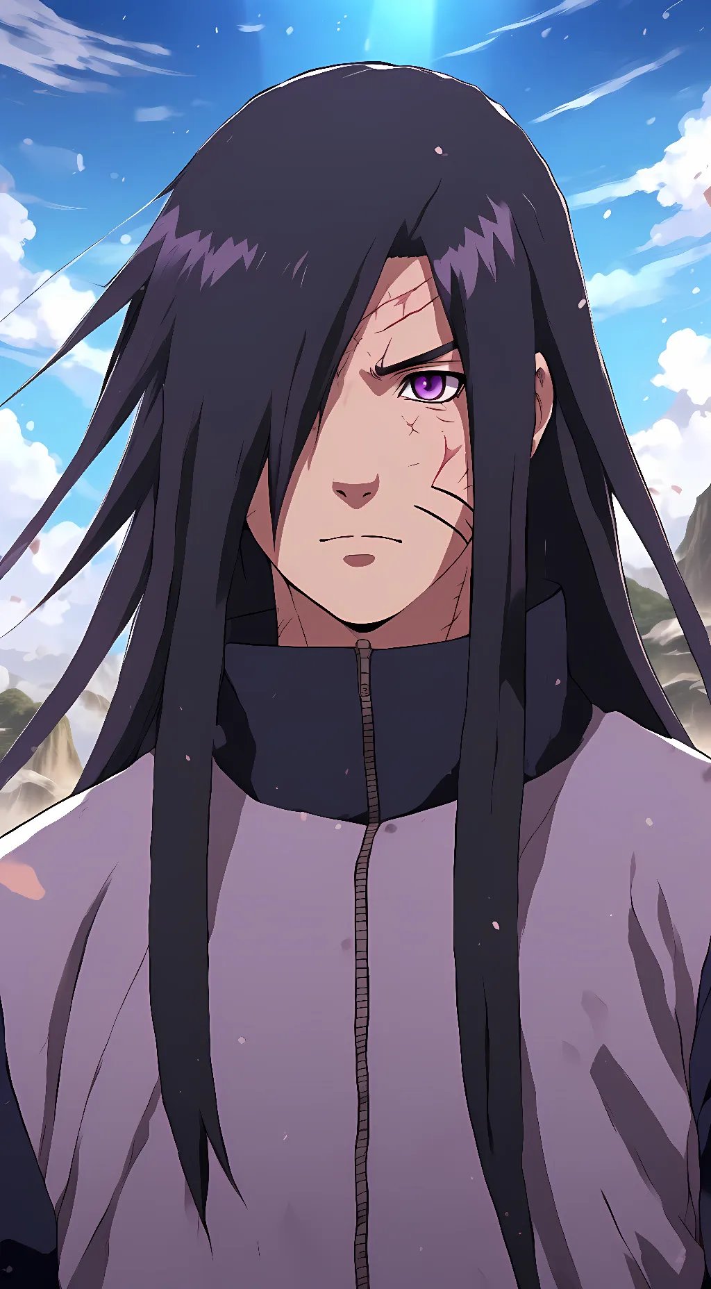 ai character: Madara Uchiha background