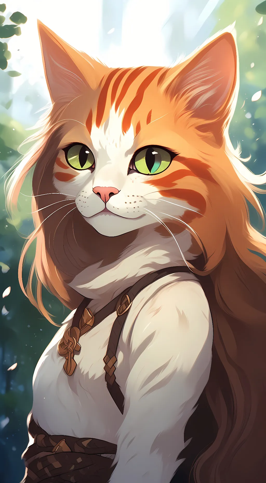 ai character: BrightHeart background