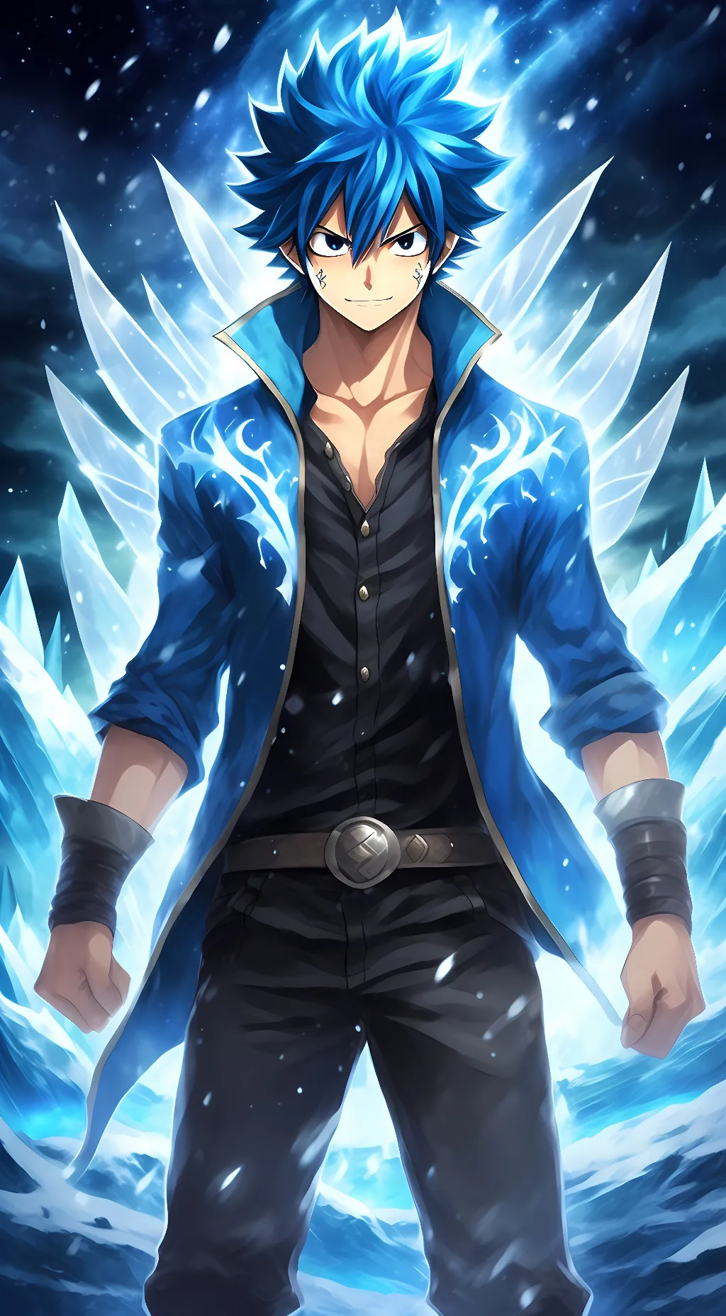 ai character: Gray Fullbuster background