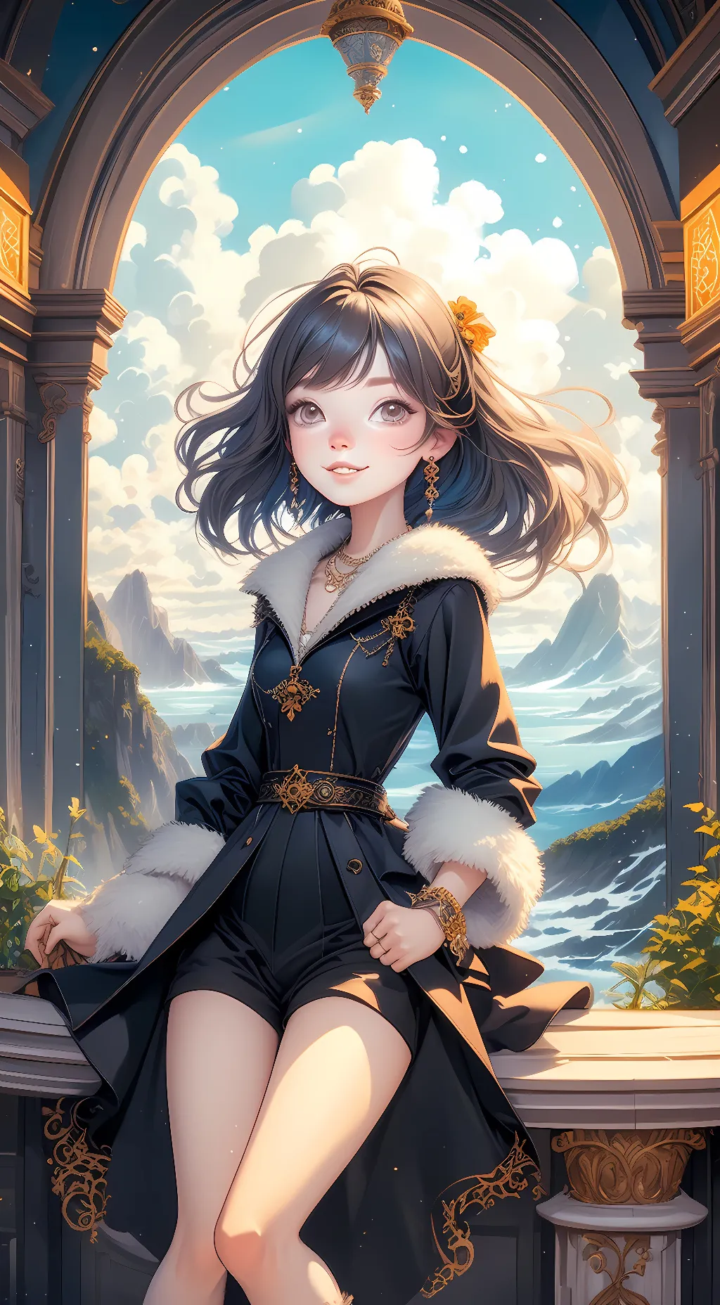 ai character: Annabelle Rosales  background