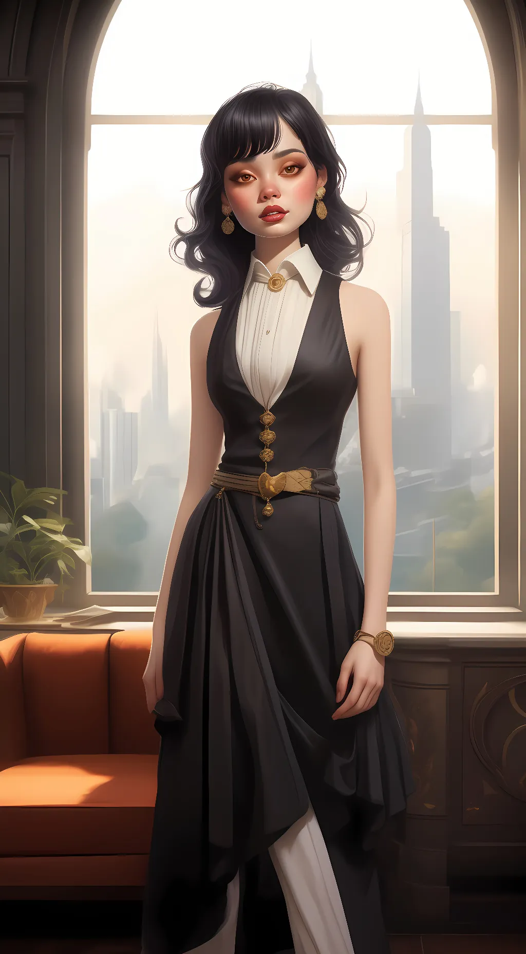 ai character: ur hot bitch background