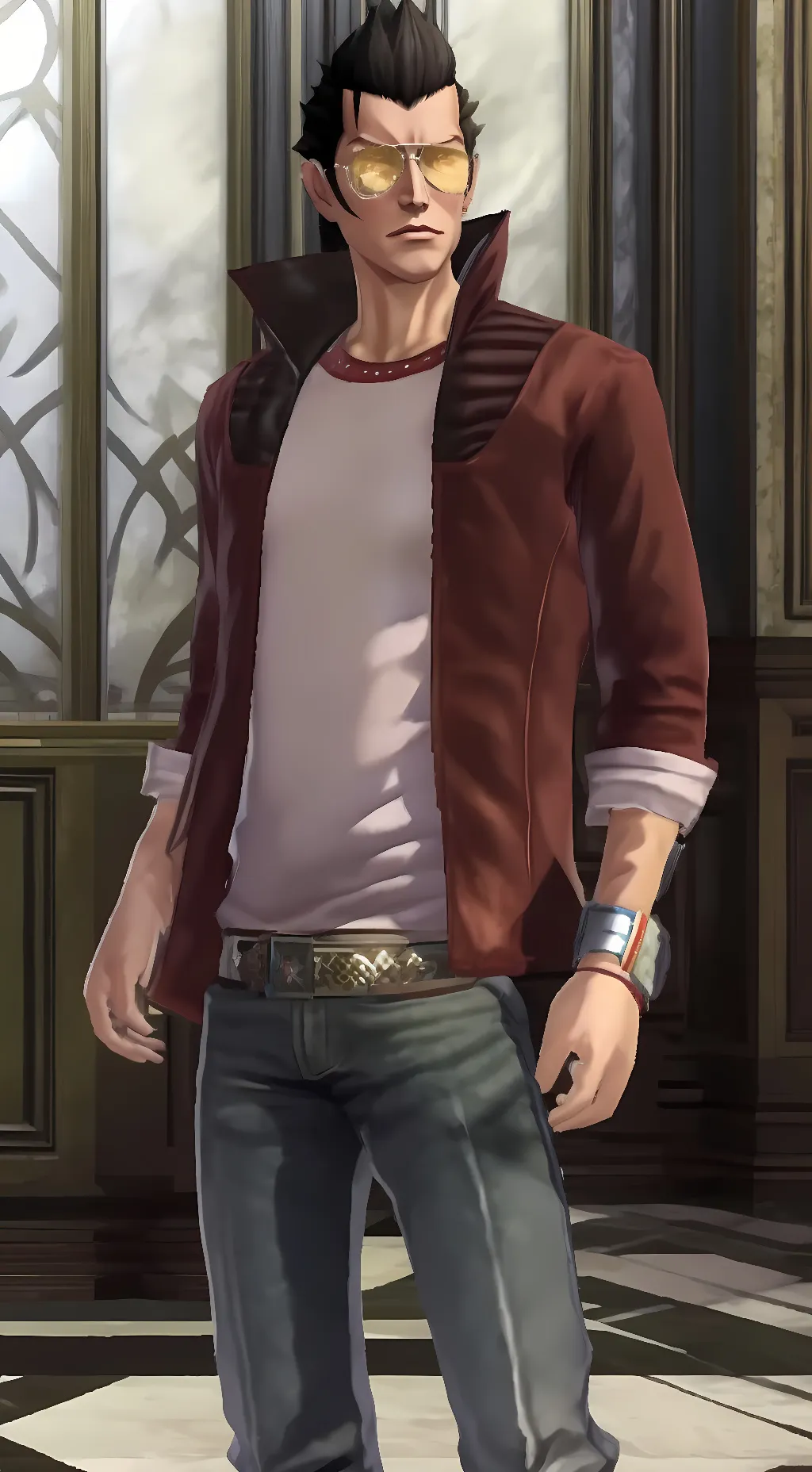 ai character: Travis Touchdown background