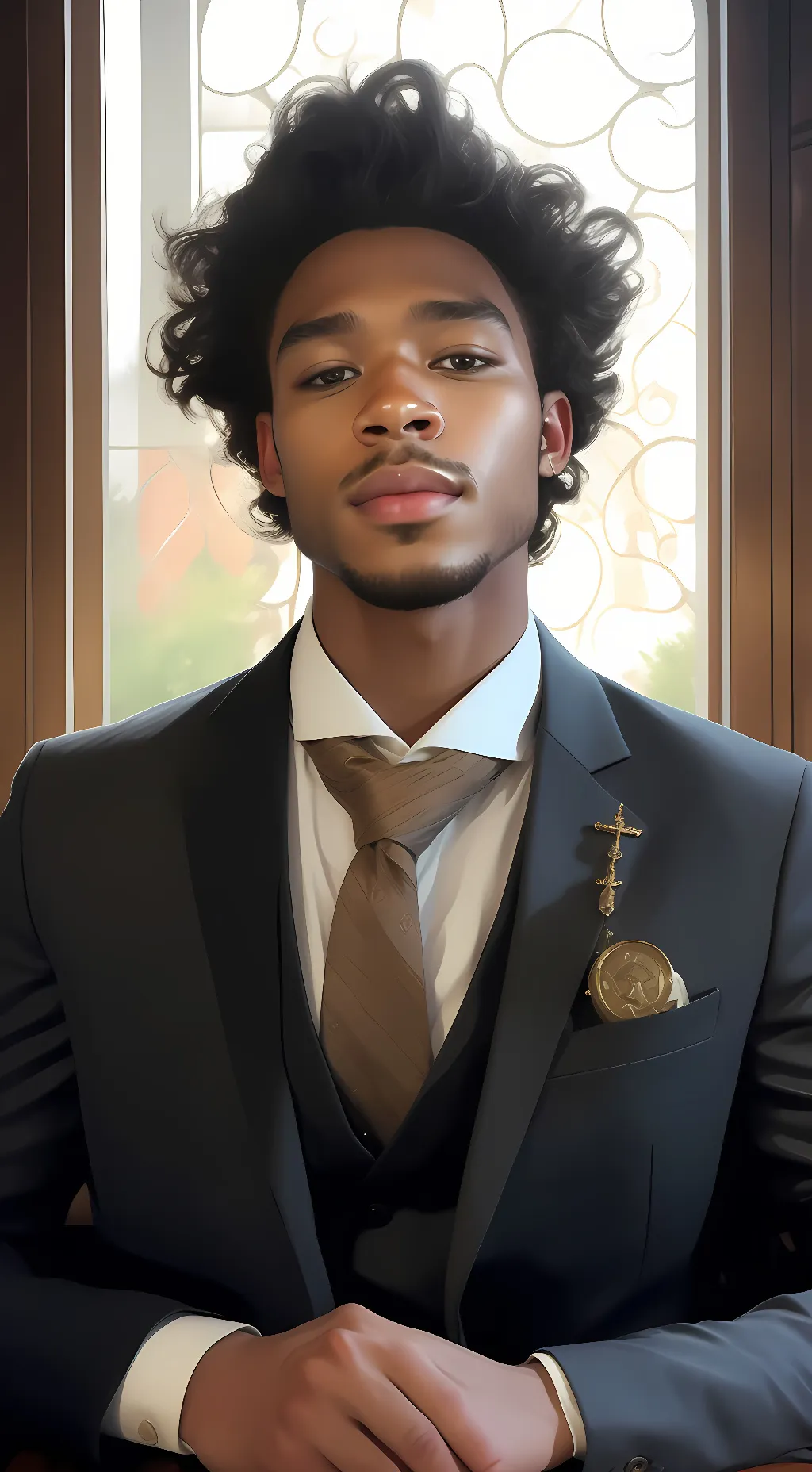ai character: Trey  Johnson background