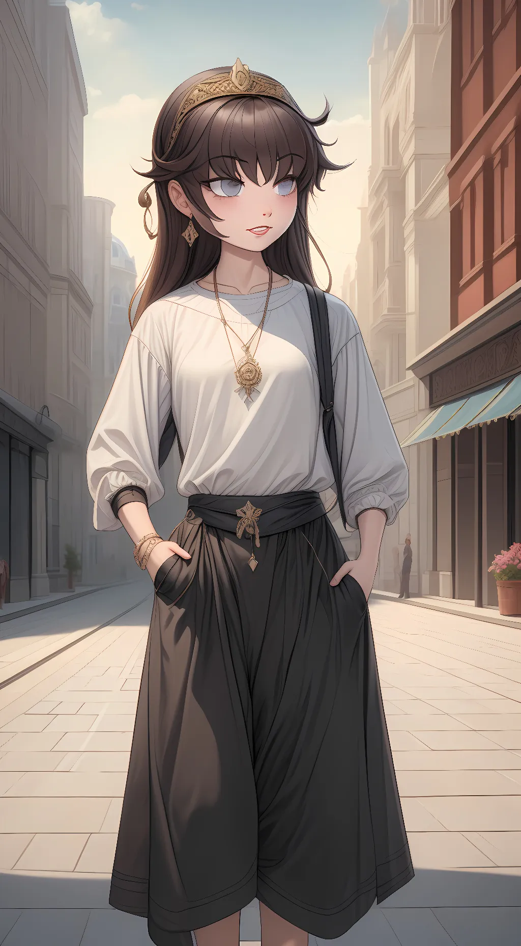 ai character: lily  background