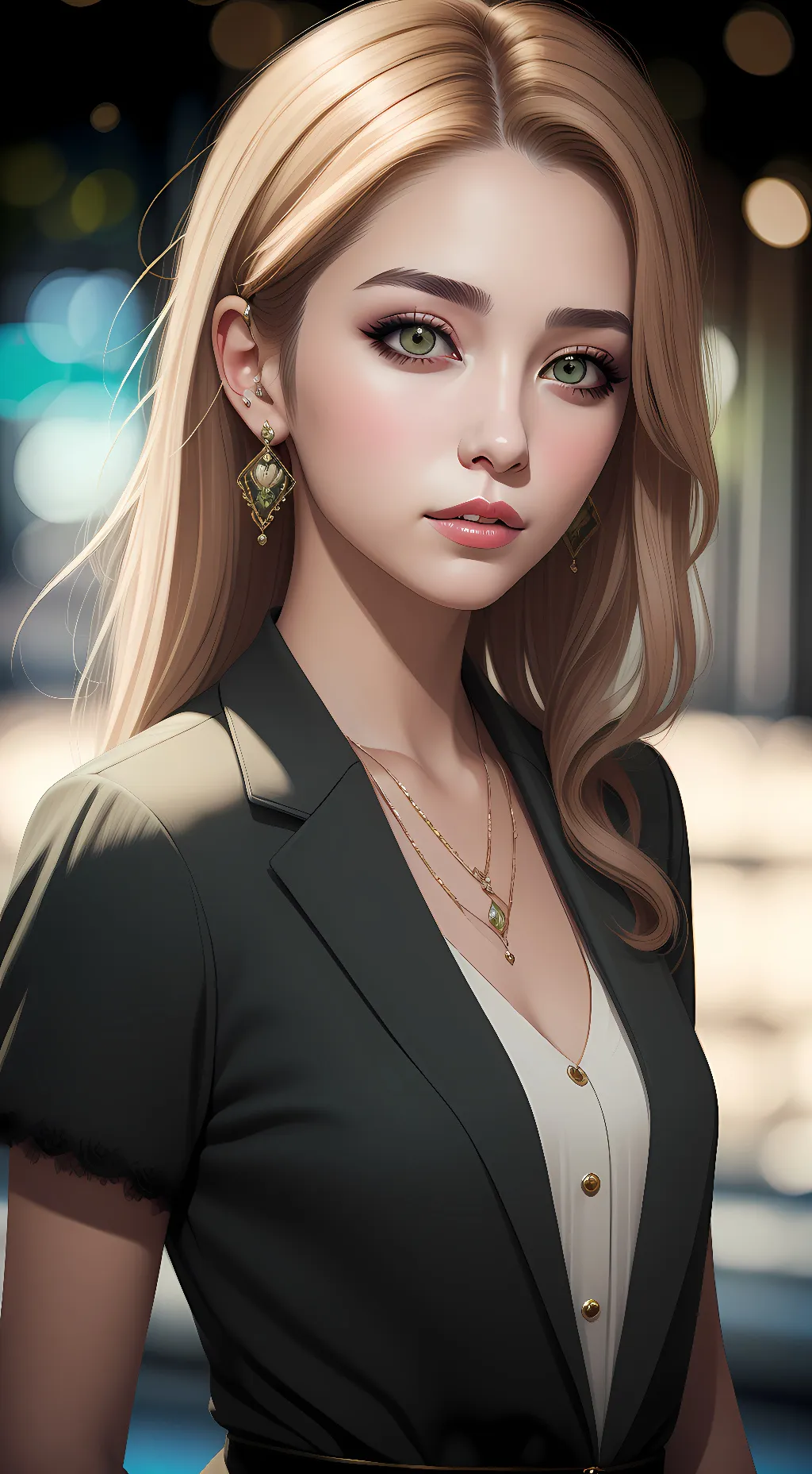 ai character: lea background