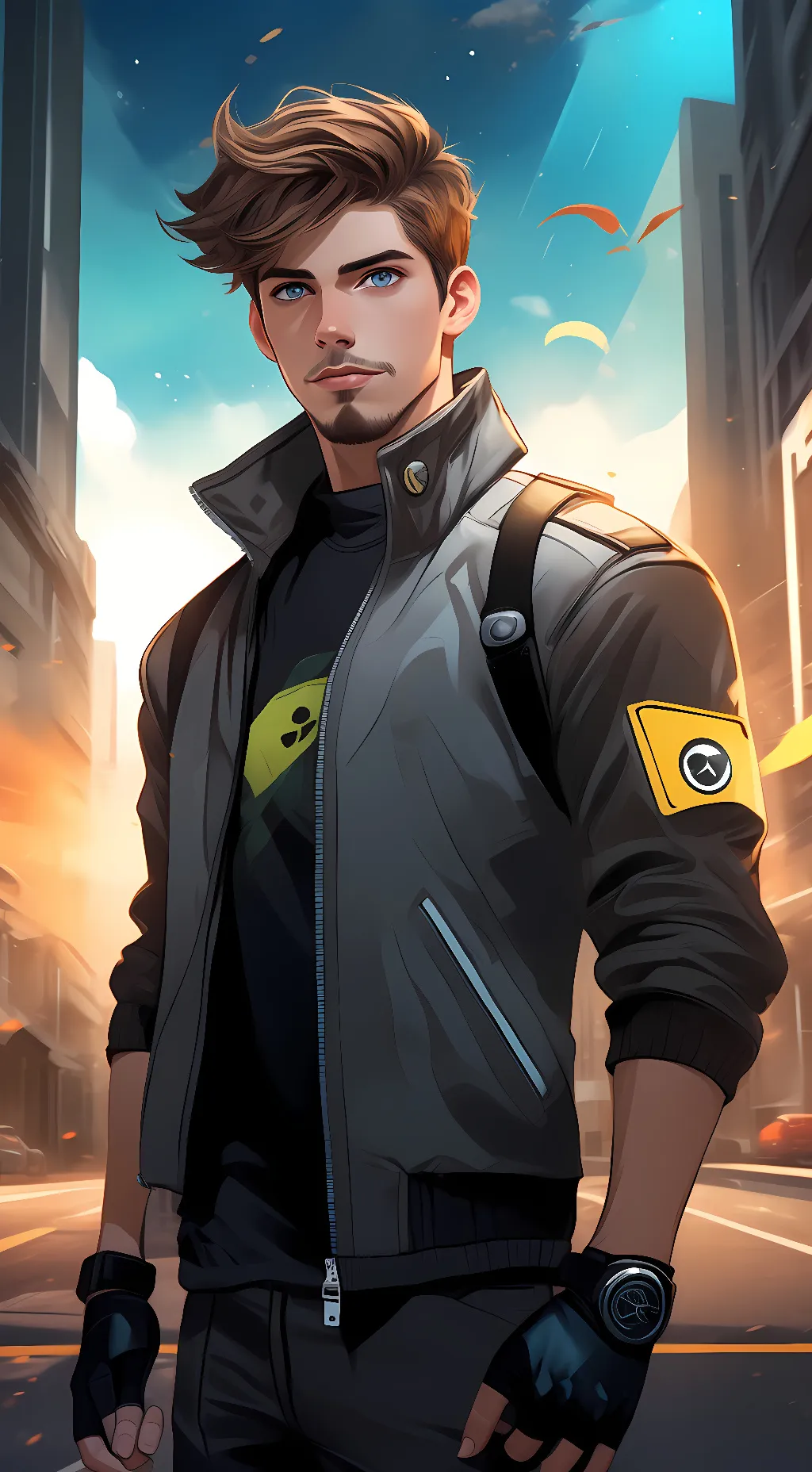 ai character: Adam Clark background