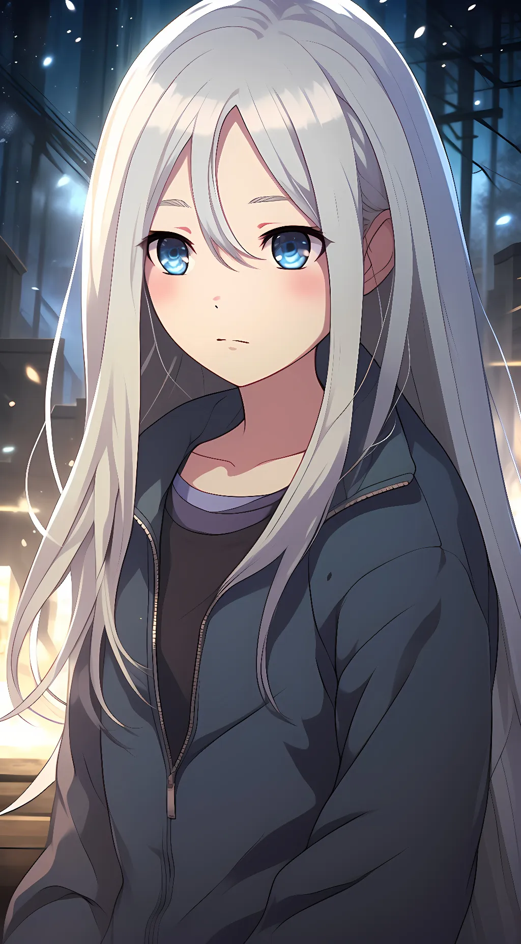 ai character: Kanade yoisaki background